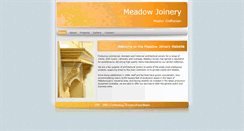 Desktop Screenshot of meadowjoinery.co.uk